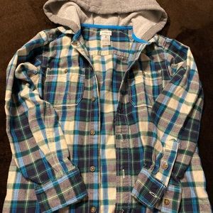 Carter’s Hooded Button down Flannel